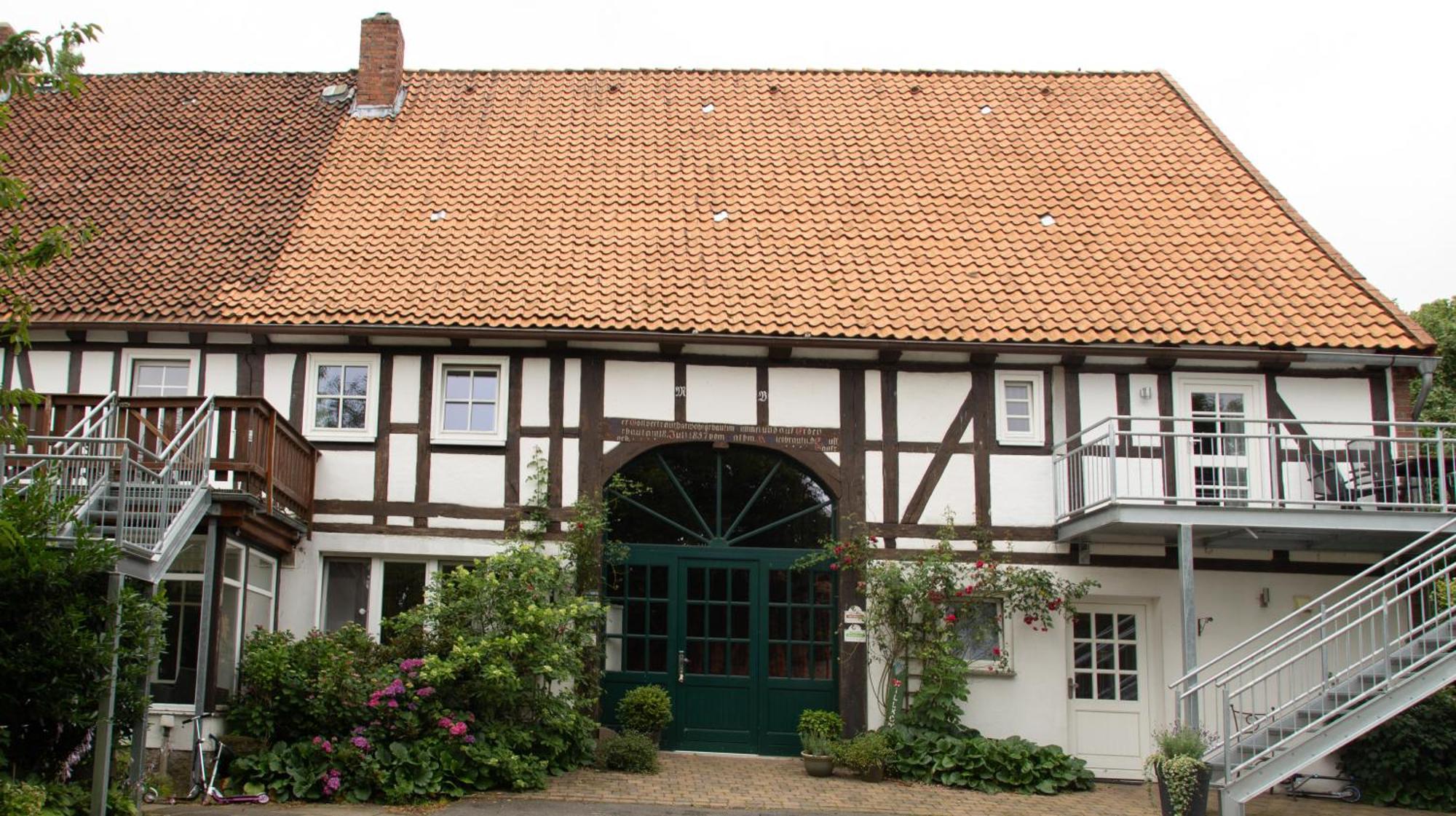 Hof Timmermann - Landhaus, Oben Apartment Ottenstein Exterior photo